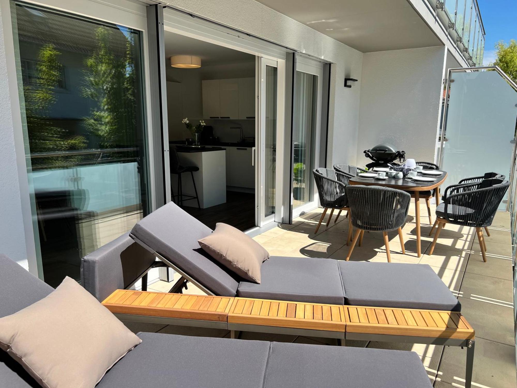 Neues Seeapartment Uberlingen Buitenkant foto