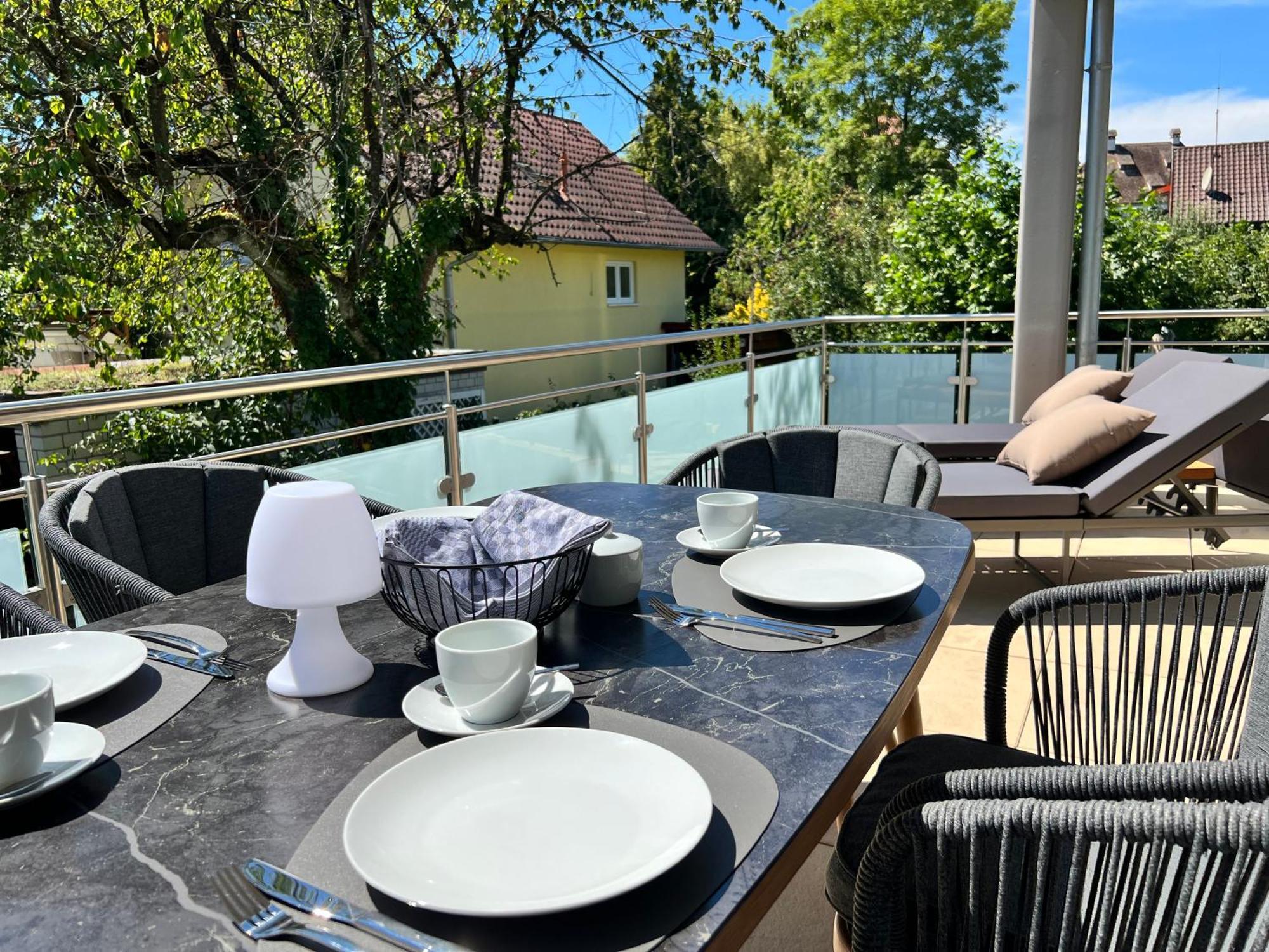Neues Seeapartment Uberlingen Buitenkant foto